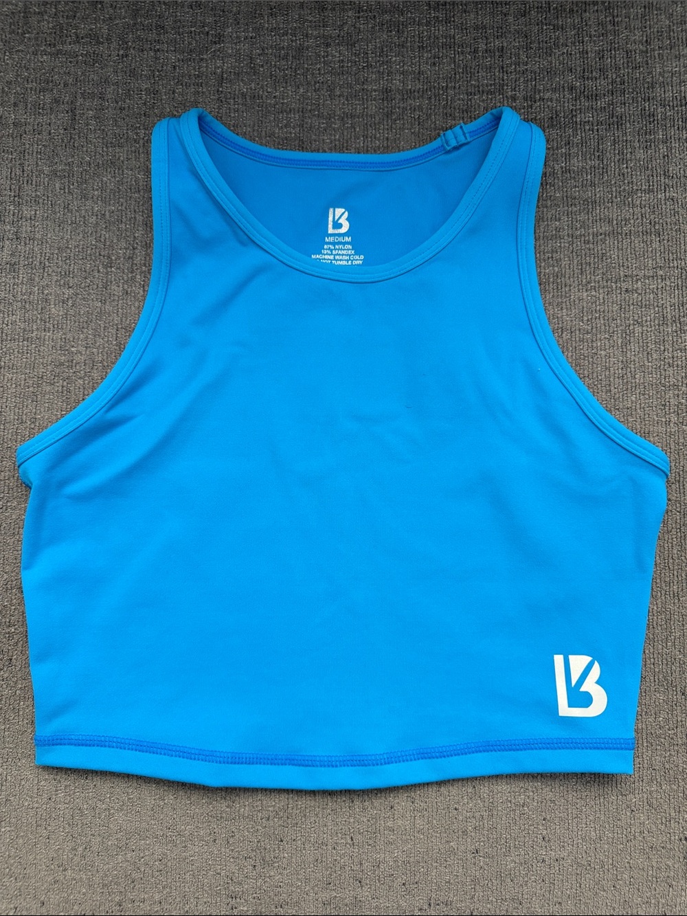 BuffBunny Bright Blue Crop Tank